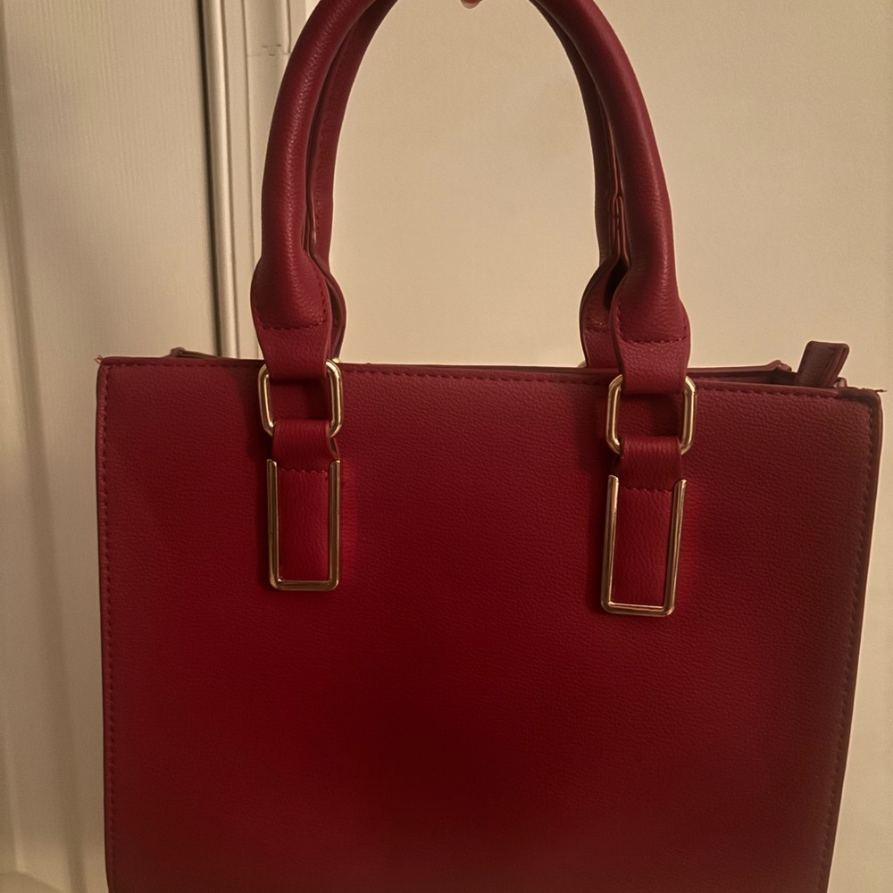 Leather Red Handbag